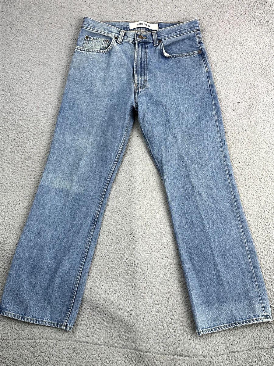 Gap Jeans Men 32x28 Boot Cut Blue Denim Medium Wash Blue Casual Adult