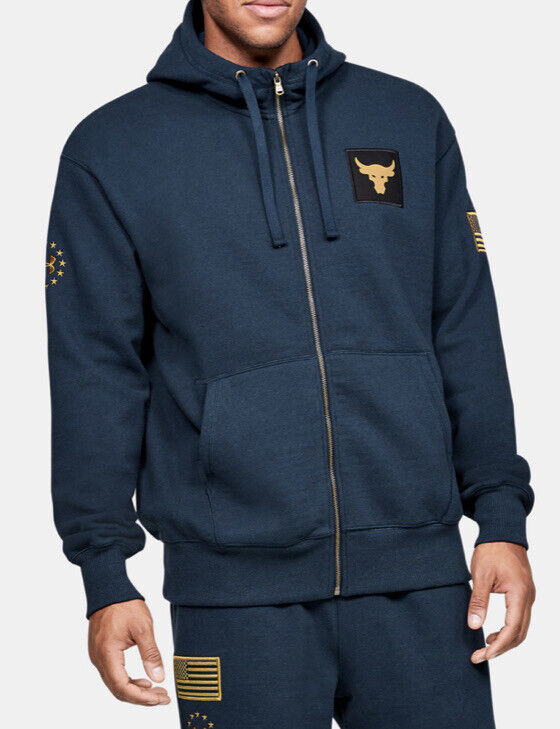 Under Armour Men's Freedom x Project Rock Full Zip Jacket Under Armour Men's Freedom x Project Rock Full Zip Jacket