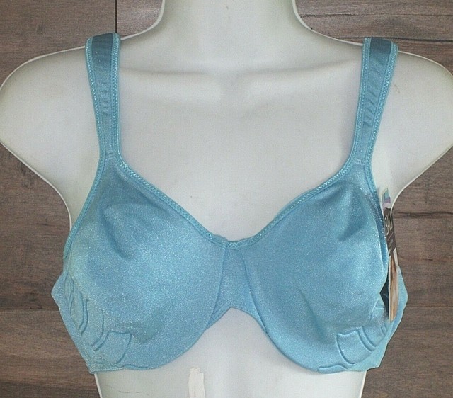 Bali Side Lift and Shaping Underwire Bra Size 36c Style 3353 Sky Blue