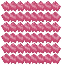 48 Pack Bandanas, Unisex One-Sided Print Paisley Retro Head Wrap Necktie