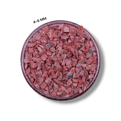 Crushed Red Turquoise Gemstone Coarse Stone Inlay Powder Woodworking Art