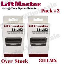 2 Pack LiftMaster 811LMX Garage Door / Gate Opener Remote Security 2.0