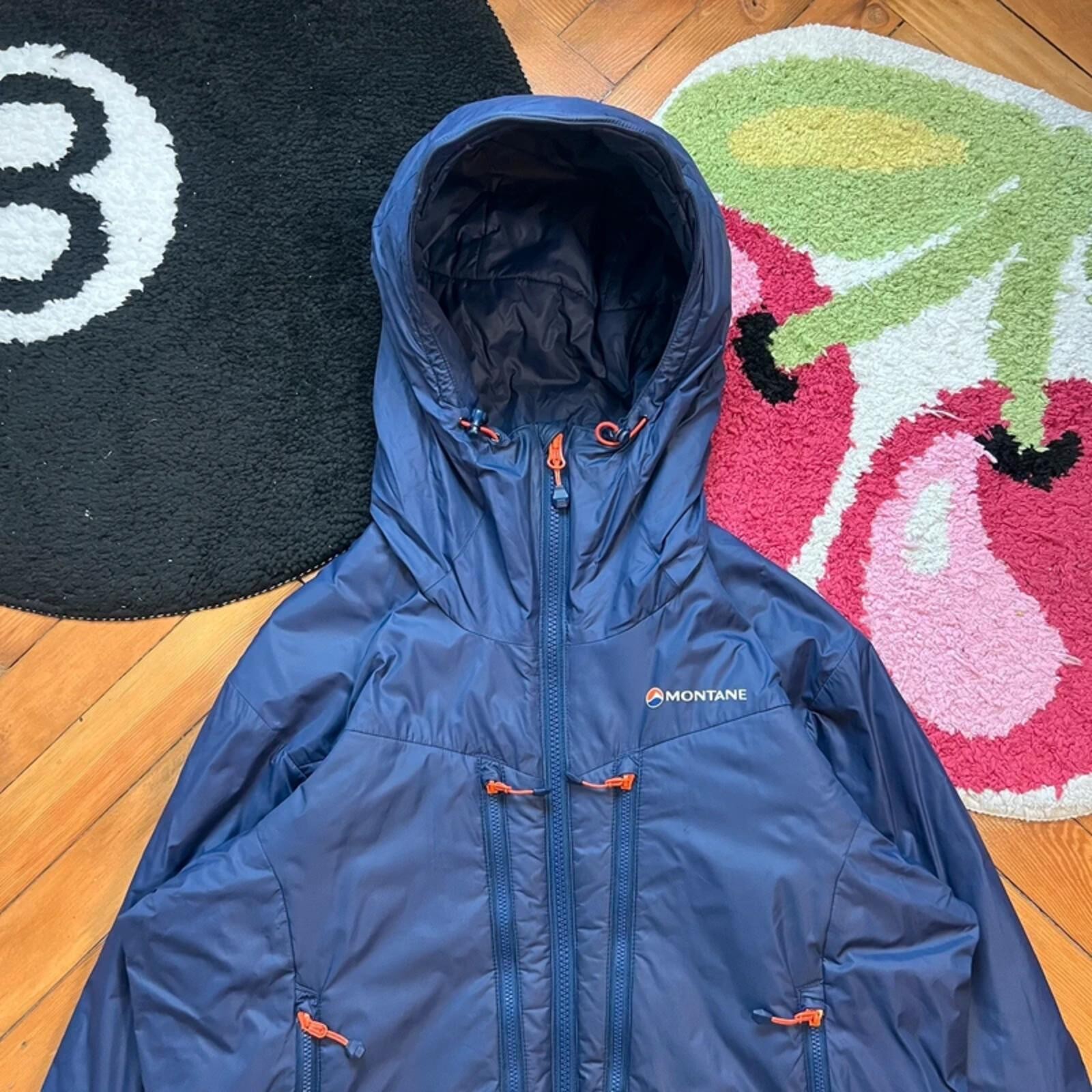 Montane Navy Primaloft Pertex Quantum Hooded ‘Flux’ Jacket image 2