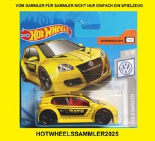 HOT WHEELS "VOLKSWAGEN GOLF GTI" FARBE GELB VOLKSWAGEN OVP UNGEÖFFNET!