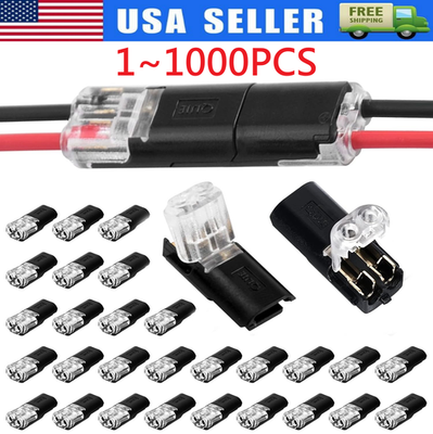 #ad 2 Pin Waterproof Electrical Connector Car Automotive Wire Plug Terminal LOT $162.99