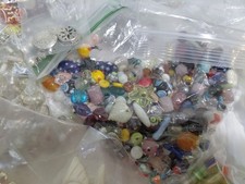Large Lot Of Jewerly Making Beads Findings Over 4LB Lot  R