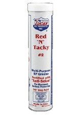 Lucas Red N Tacky Grease 14 Oz Heavy Duty Lithium Complex Lubricant