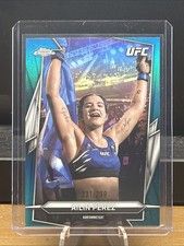 2026 TOPPS CHROME UFC AILIN PEREZ TEAL REFRACTOR CARD # 34 SERIAL # 31/299