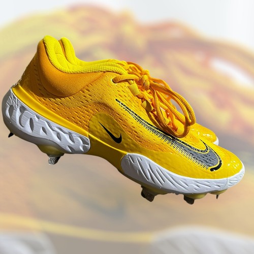 Botines de béisbol bajos Nike Alpha Huarache Elite 4 amarillos DR6851-701 para hombre talla 7 - Imagen 1 de 8