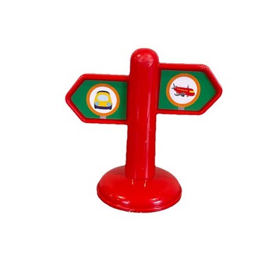 VTech Go! Go! Smart Wheels Train Station Replacement Part Red Destination Sign