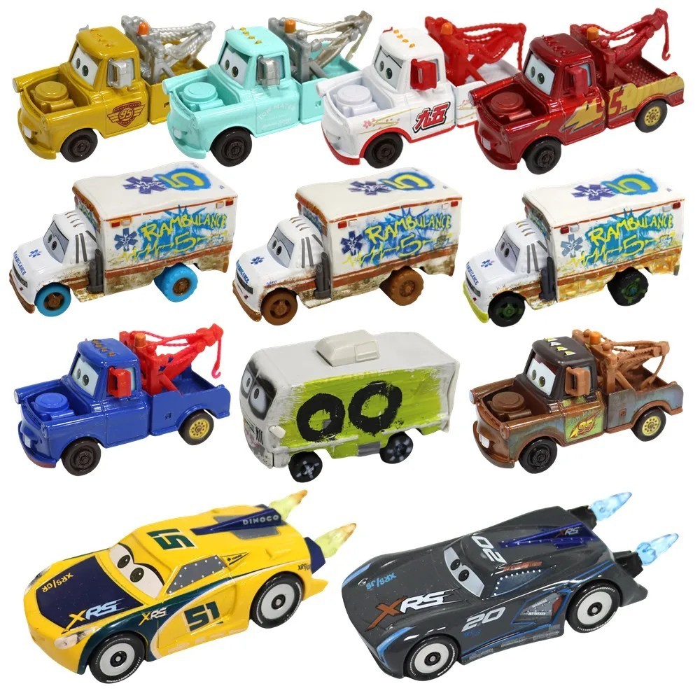 Disney Pixar Car 3 Racing Thunder Valley Crash Party Diecast Toy 1