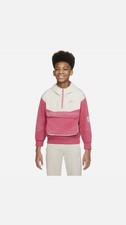NIKE Sportswear Big Kids Pack Youth Woven Jacket Archaeo Pink Size MEDIUM