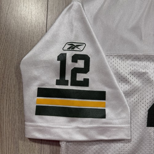 Reebok NFL Green Bay Packers Jersey Size YOUTH XL Fits Adult S Aaron Rodgers 12 - Picture 9 of 16