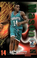 Anthony Mason 1997-98 SkyBox Z-Force #14 Hornets NBA READ FREE SHIP AutographDen