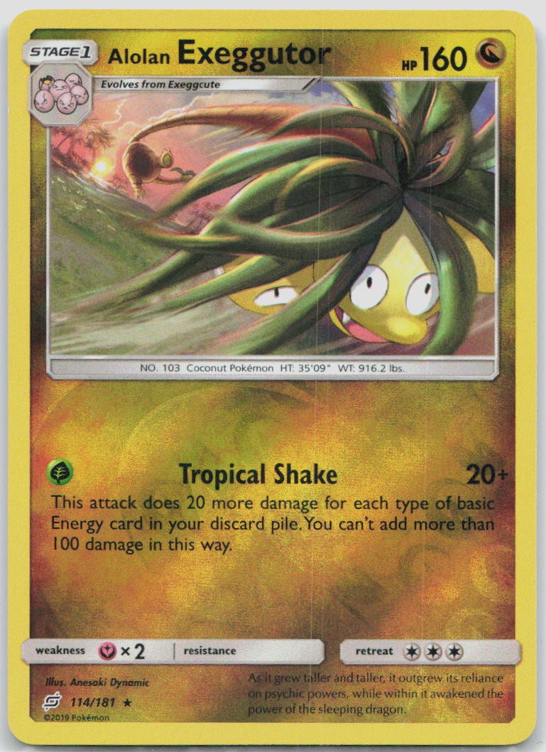 Alolan Exeggutor (114) 114/181 SM - Team Up Pokemon LP English
