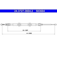 ATE 24.3727-3604.2 Seilzug, Feststellbremse
