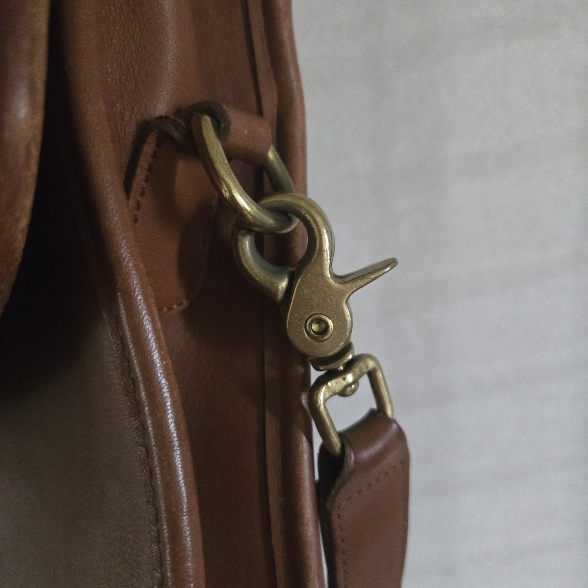 Vintage Coach Lexington Leather Briefcase Messenger Bag Turn Lock