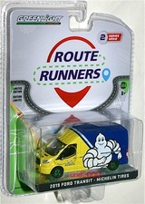 Greenlight 1/64 Ford Transit Van Michelin Tires Route Runners 2019 JAPAN
