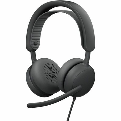 Logitech Zone Wired 2 Noise-Canceling Headset w/ Hybrid USB-C/USB-A Graphite