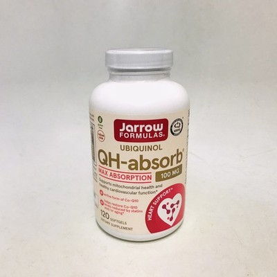 Jarrow Formulas Ubiquinol QH-absorb Max Absorption Softgels 100 MG 120 Ct 10/28