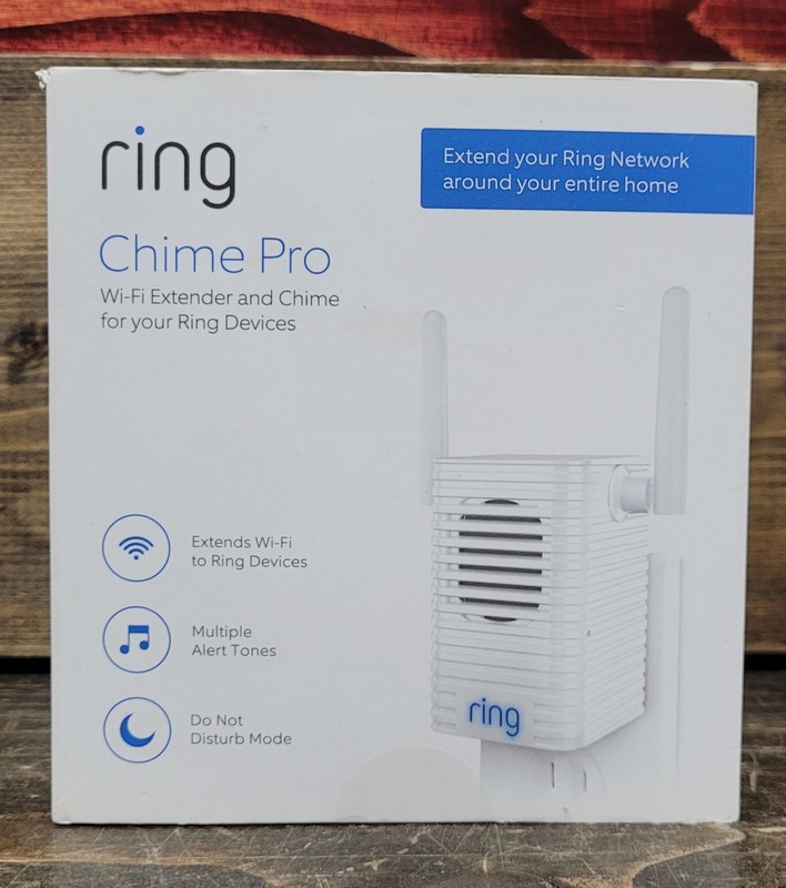 Ring Chime Pro Wi-Fi Extender and Chime for Ring Devices (New)