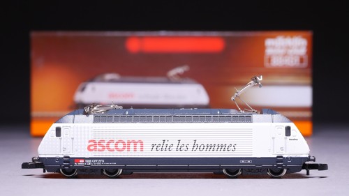 Spur Z Märklin 88451 E-Lok Re 460 SBB "ascom verbindet Menschen" in OVP #ZH_531 | Zustand: Gebraucht
