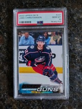 2022-23 Upper Deck Young Guns Jake Christiansen RC Rookie #221 PSA 10 GEM MT