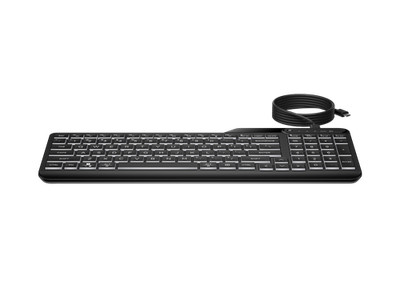 HP 400 Backlit Wired Keyboard