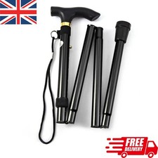 Walking Stick Easy Fold Adjustable Cane Lightweight Mobility Collapsible Sticks