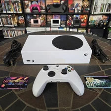 Microsoft Xbox Series S 512GB White Console, Controller & Cords - Cleaned Tested