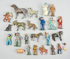 Vintage Barclay Manoil Lead Figures Soldier Cowboy Indian Others toy Antique Lot