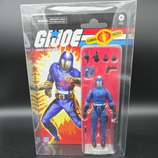 G.I. Joe Classified Series Retro Cardback Cobra Commander plastic case included