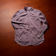 Boys Size 14/16 Long Sleeve Button Down Shirt Polo Ralph Lauren