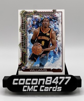 Jalen Williams2025-26 Topps Holiday #SSV-DM Variation OKC Thunder