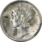 1942-S Mercury Dime PCGS MS66 FB Fantastic Luster Strong Strike