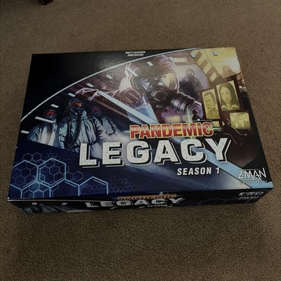 Pandemic Legacy (Staffel 1 Blue Edition) Brettspiel - 8 Legacy Karten fehlen