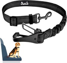 Dog Seat Belt for Car, Adjustable 1 Dog Seatbelt with Elastic