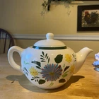 Vintage Stangl Floral Flowers "Country Garden" Teapot w/Lid USA