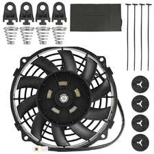 Universal 7 Inch 12V Electric Radiator Cooling Fan 80W 800 CFM Push Pull Slim