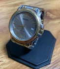 Seiko Men's Vintage Kinetic Watch 5M62-0B20 Two-Tone Stainless Steel Works Great