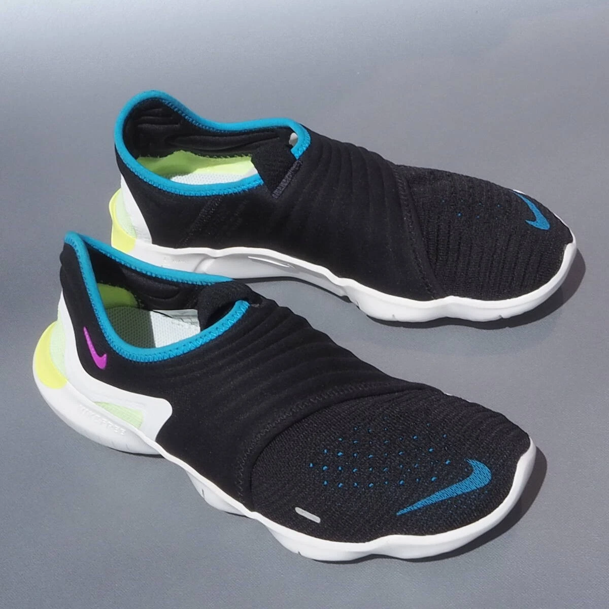 Nike Free RN Flyknit 3.0 Black Hyper Violet for Sale