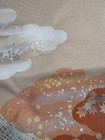 Luxury Japanese Kimono Fabric Silk Sash Belt, Gold and Silver Tsuzure, Pure Silk — photo 7