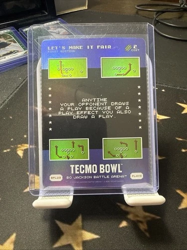 2026 Bo Jackson Battle Arena Tecmo Bowl BPL23 Let\'s Make It Fair SSP Bonus Play