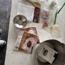 Complete LAKELAND Jam Making Set - Maslin Pan, Funnel and accessories.