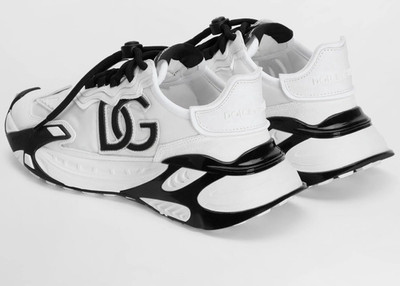Dolce & Gabbana Daymaster Sneaker Low Top Schnürung weiß/schwarz Logo EU 38