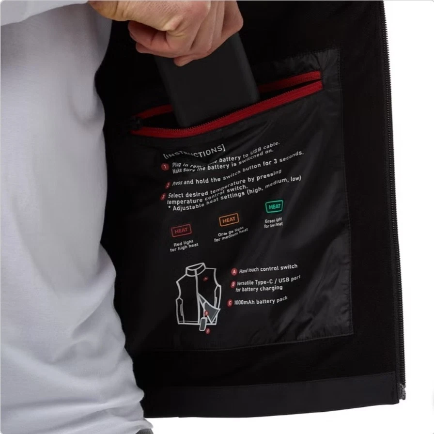 32 Degrees Rechargeable Heated Vest Black Small NEW image 11