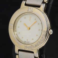 Yves Saint Laurent 2200-229789 Qz White Dial Ladies Watch Krh 2000000 Nsk