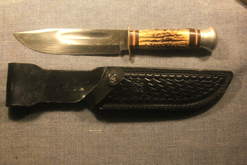 VINTAGE  GERMAN STAG HUNTING KNIFE