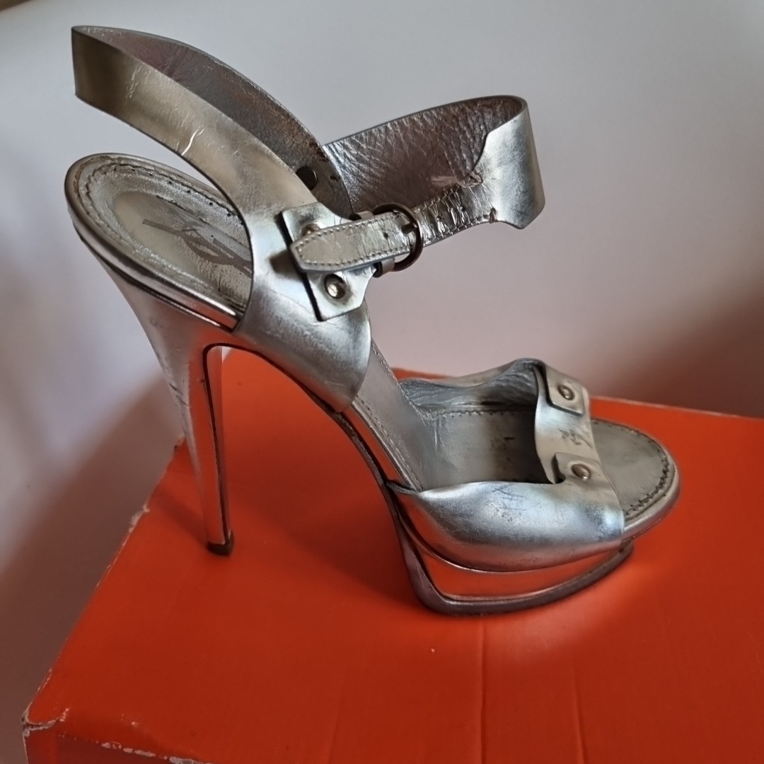 Scarpe eleganti donna Saint Laurent tacco alto misura 39 tacco plateau