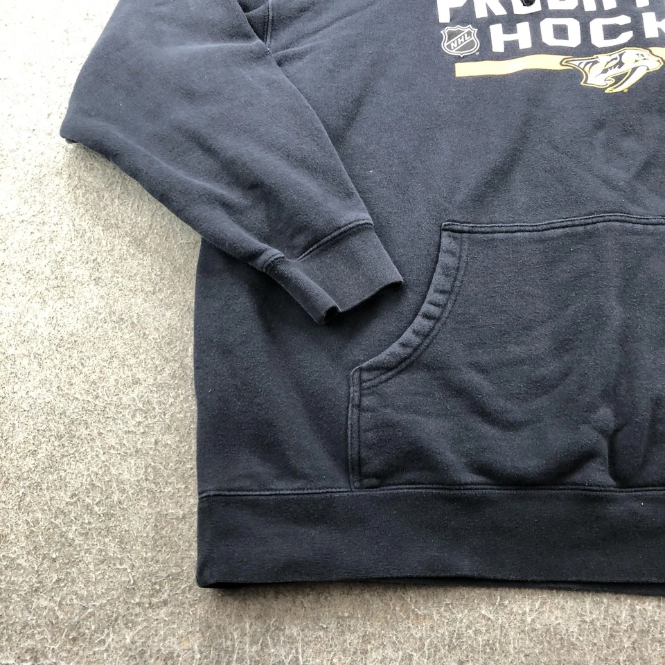 Nashville Predators Sudadera con Capucha Para Hombres XL NHL Hockey Mike Fisher 12 Pullover Reebok Foto 2 de 4